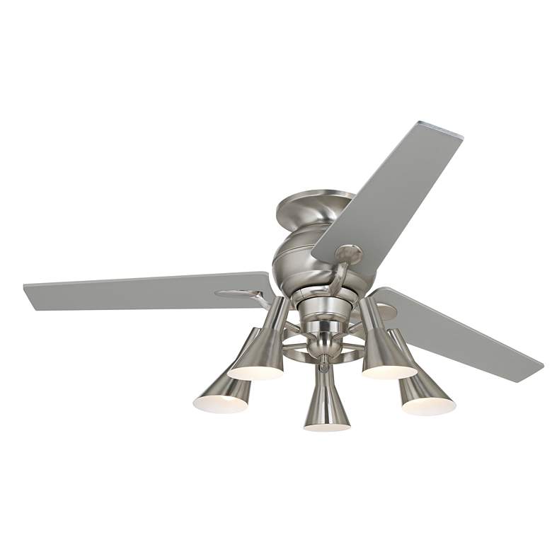 Image 2 60" Spyder Tapered Blade Retro 5-Light LED Ceiling Fan with Pull Chain