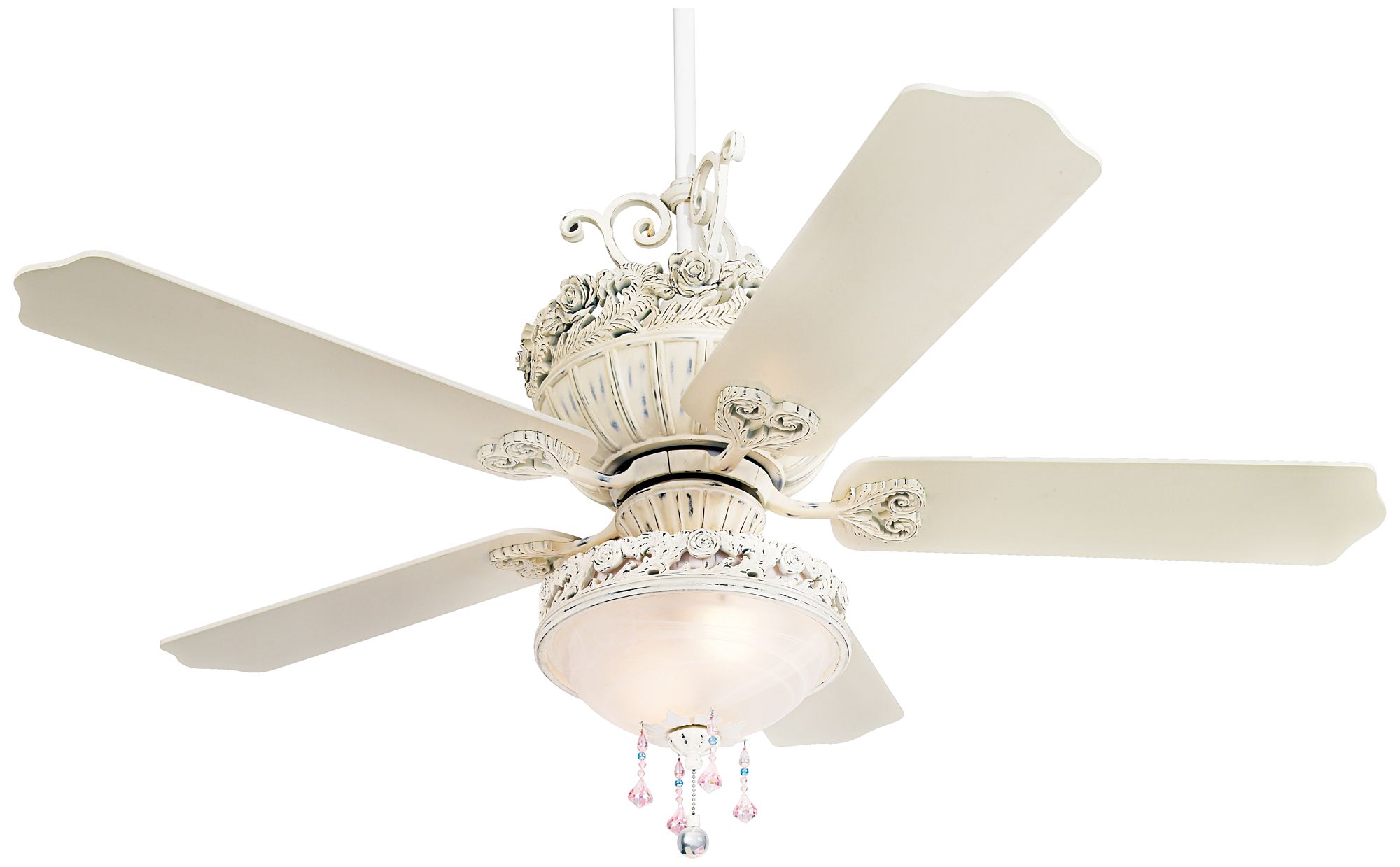 52 Casa Chic Ceiling Fan With Pretty And Pink Light Kit 64r31