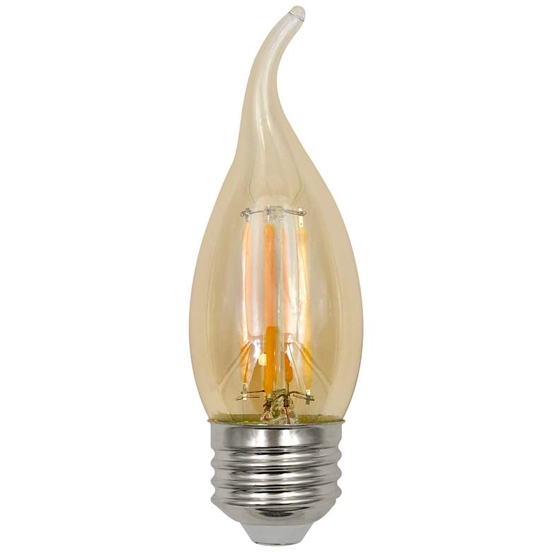 60W Equivalent Amber 5.5W LED Dimmable Filament Flame
