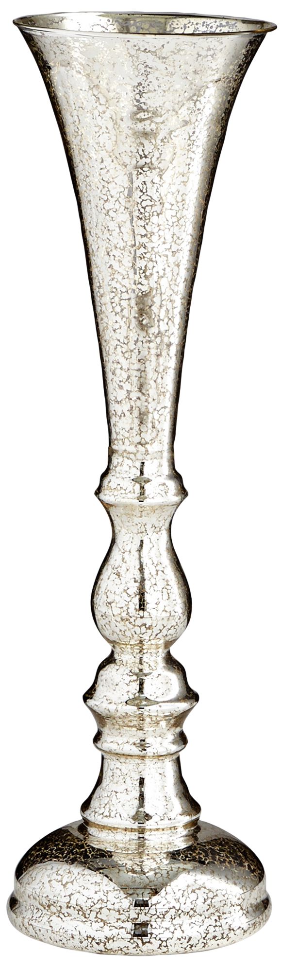 Cyan Design Shimer Silver Mercury 20" High Medium Glass Vase