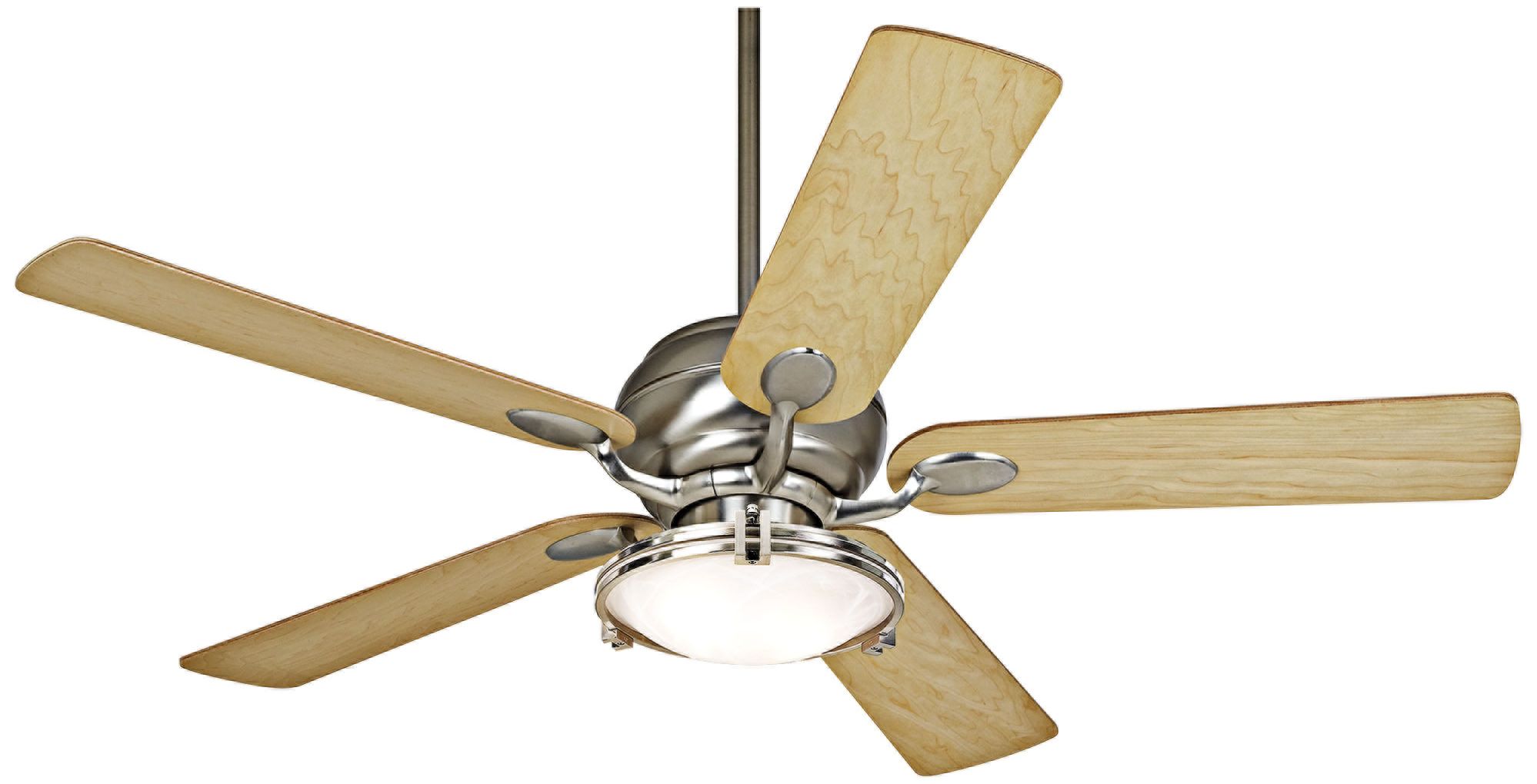 52 Casa Vieja Casa Optima Brushed Nickel Led Ceiling Fan