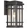 Neri 12 1/2"H Mission Oil-Rubbed Bronze Outdoor Wall Light
