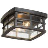 Neri 12&quot; Wide Oil-Rubbed Bronze Outdoor Ceiling Light