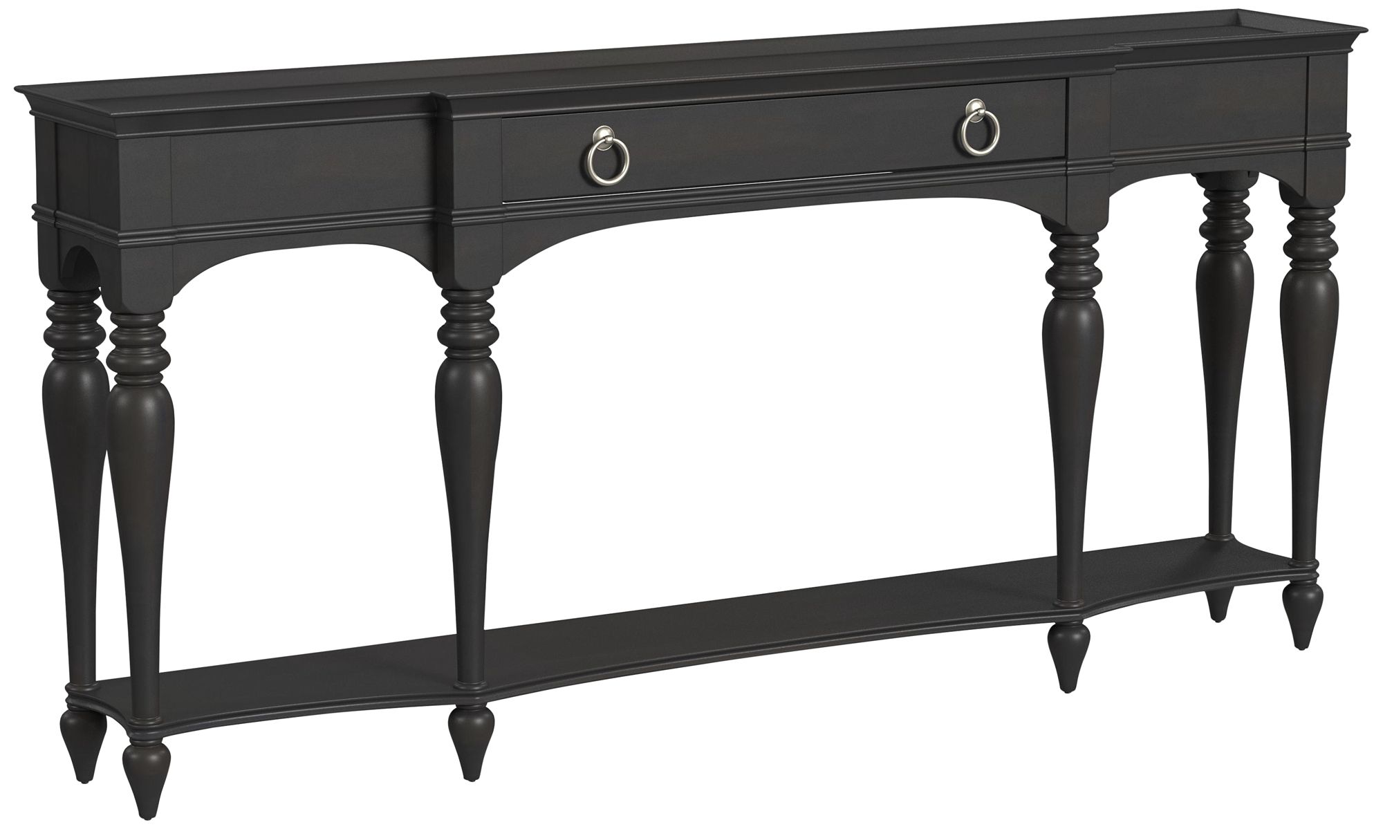 Grimes Grand 72" Wide Espresso Rectangular Console Table