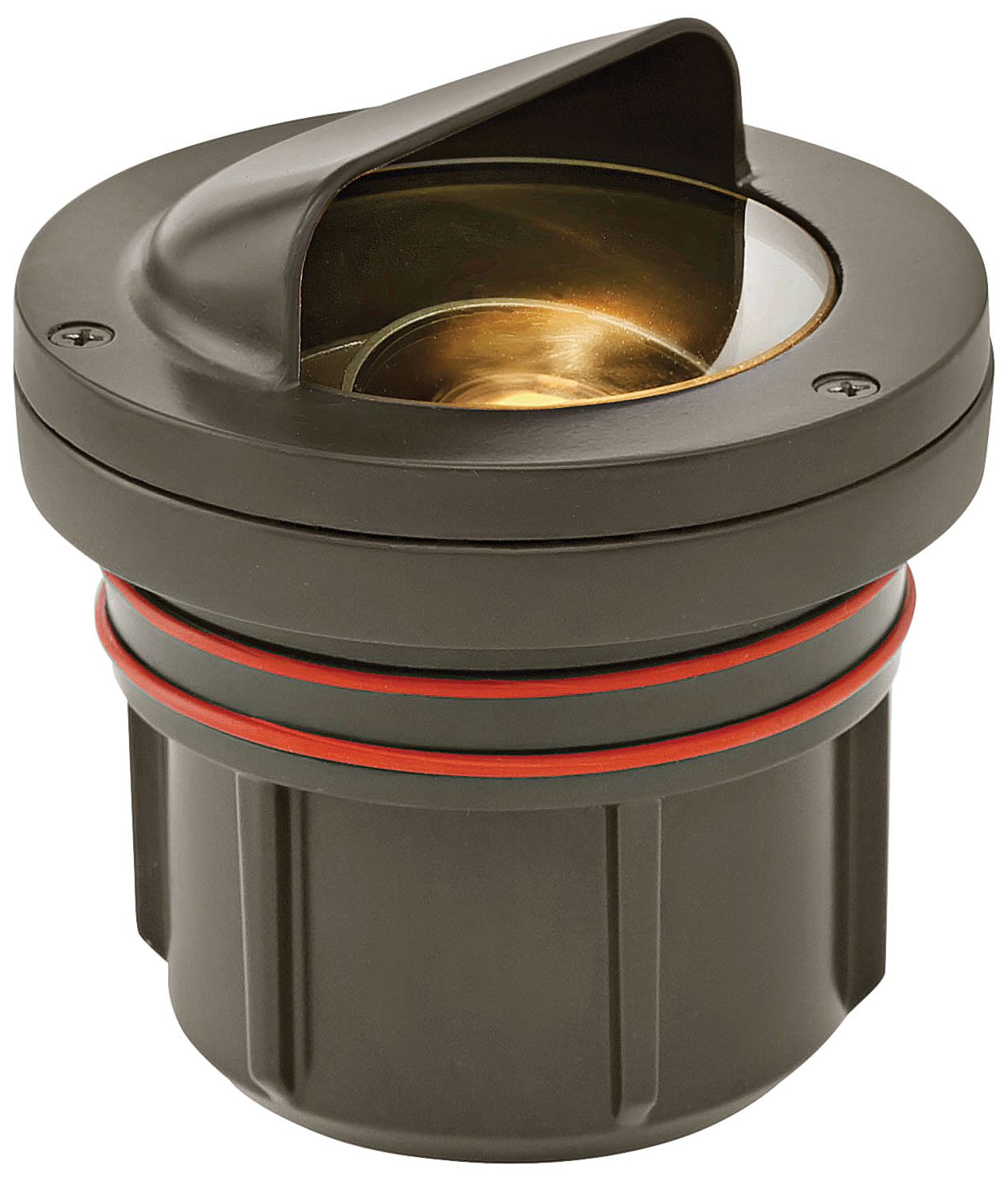 Hinkley Shielded Bronze 12 Watt LED Outdoor Well Light