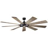 85&quot; Kichler Gentry XL Anvil Iron LED Ceiling Fan