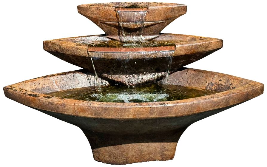 Henri Studio Kayak 32" High Relic Lava LED Outdoor Fountain