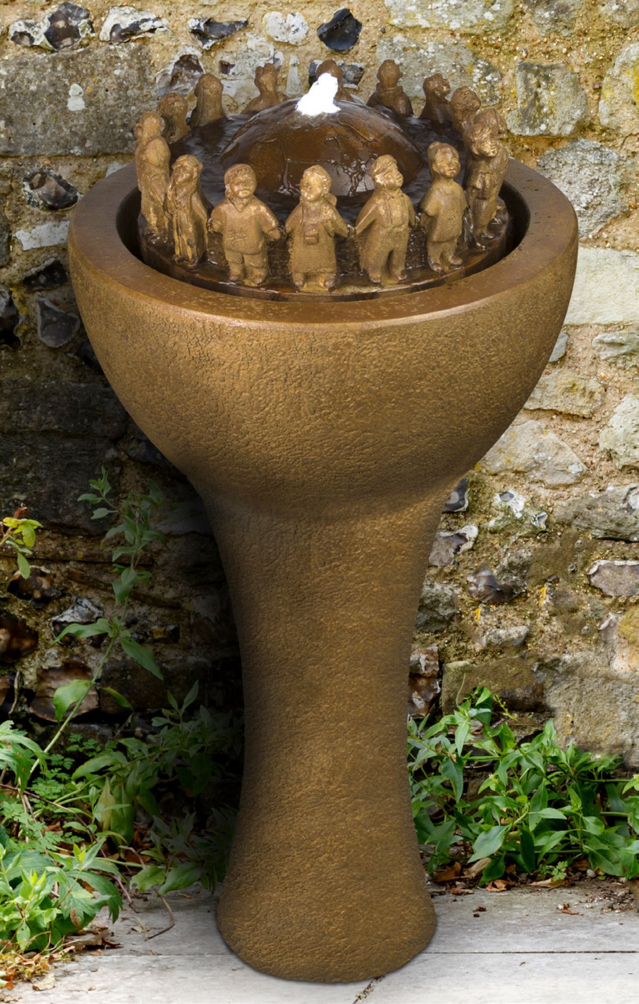 Fountain of Youth 42" High Bubbler with Light