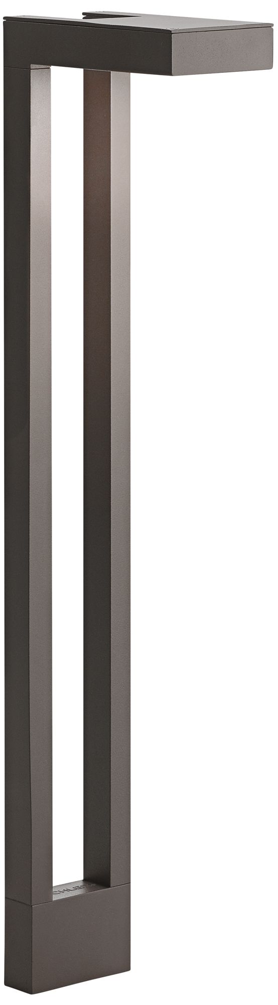 Two Arm 22" High Textured Architectural Bronze Path Light