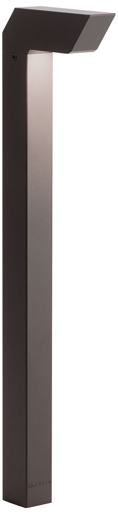 Right Angle 22"H Textured Architectural Bronze Path Light