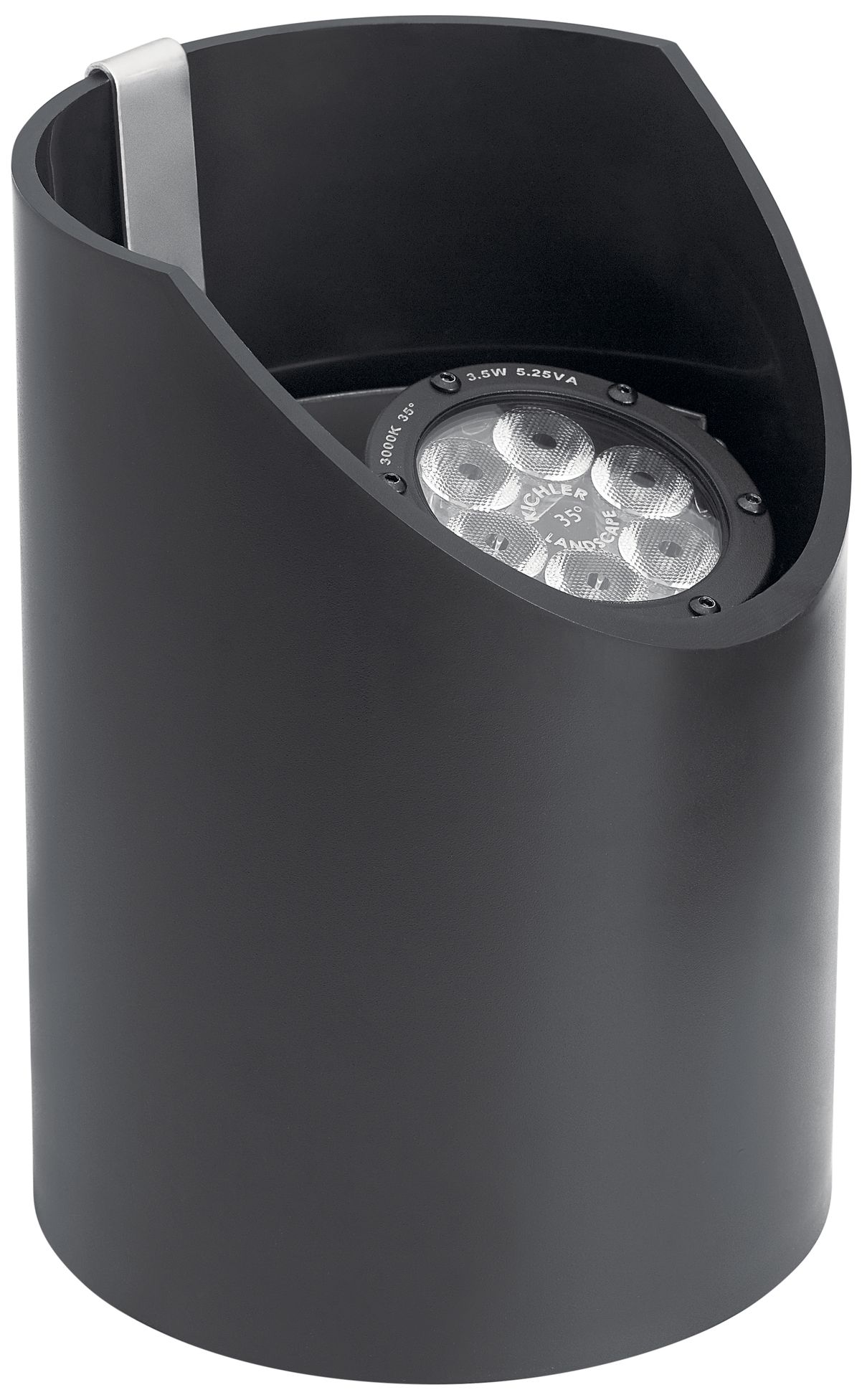 Kichler Black Well Light Gimbal and Sleeve Kit