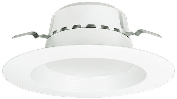 5/6" White Baffle 13.5 Watt Dimmable LED Retrofit Trim