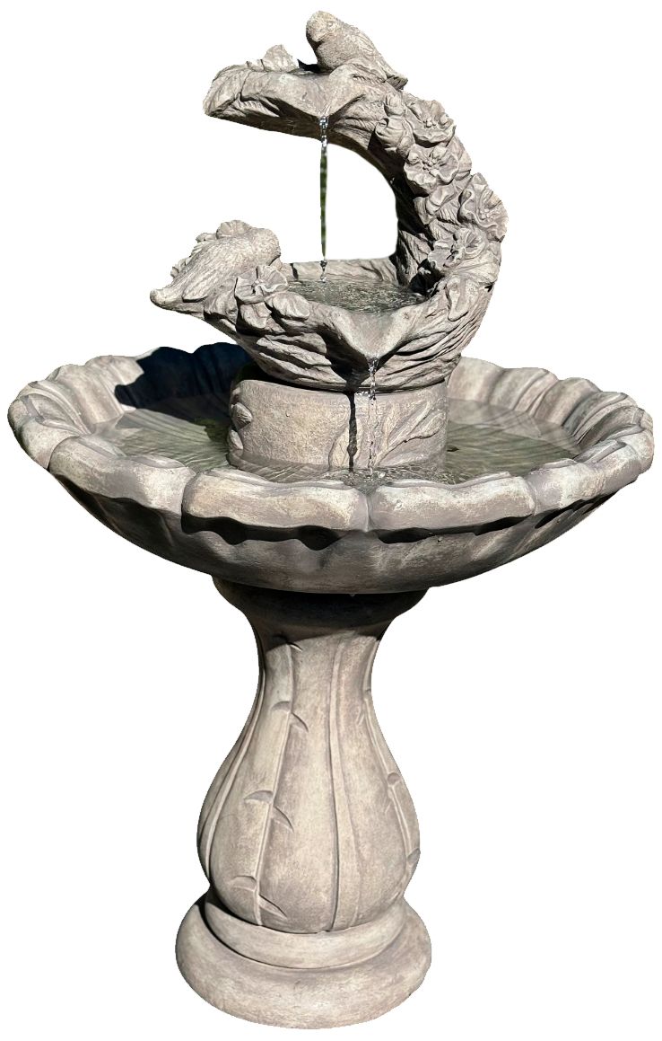Springtime 41" High Sorrento Sandstone Outdoor Fountain