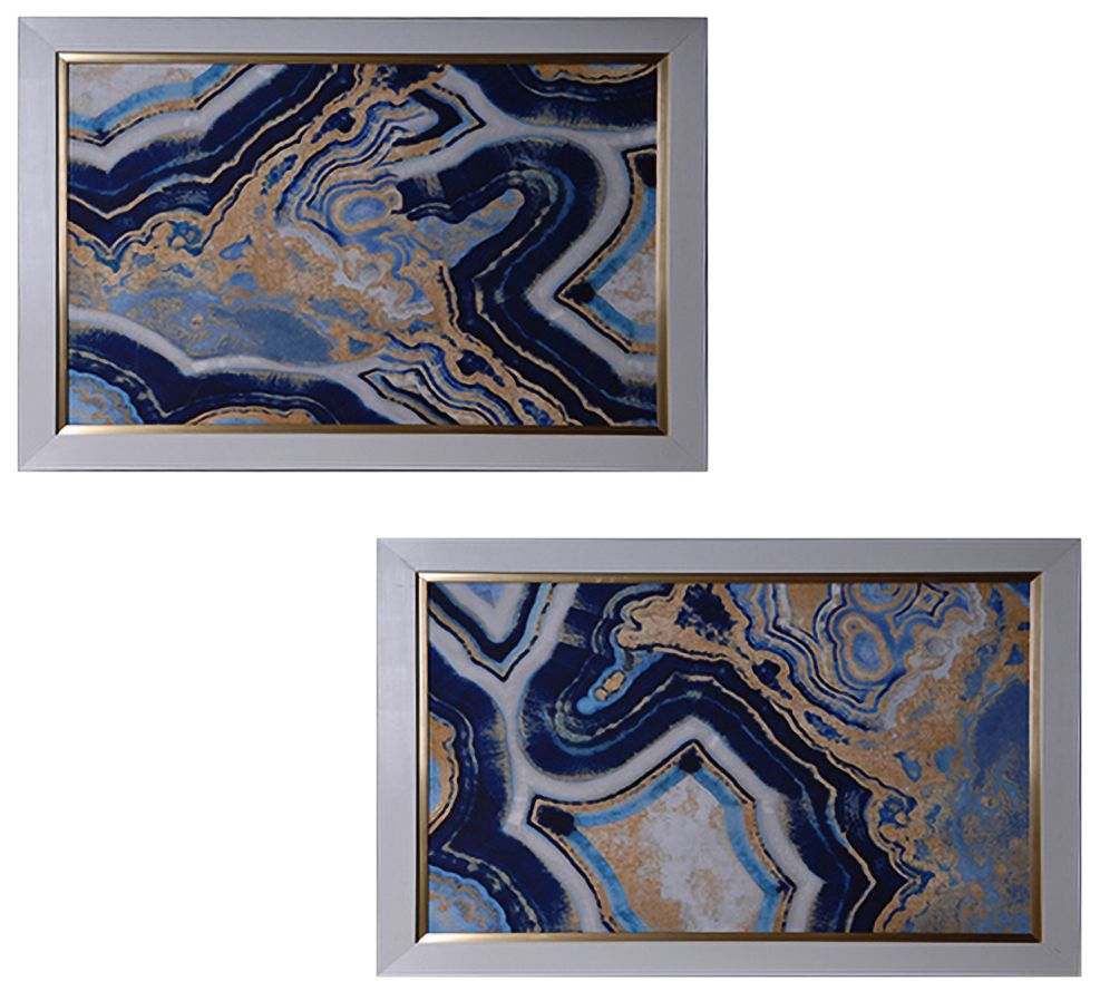 Agata-Ragusa and Agata-Palermo 26" High 2-Piece Wall Art Set