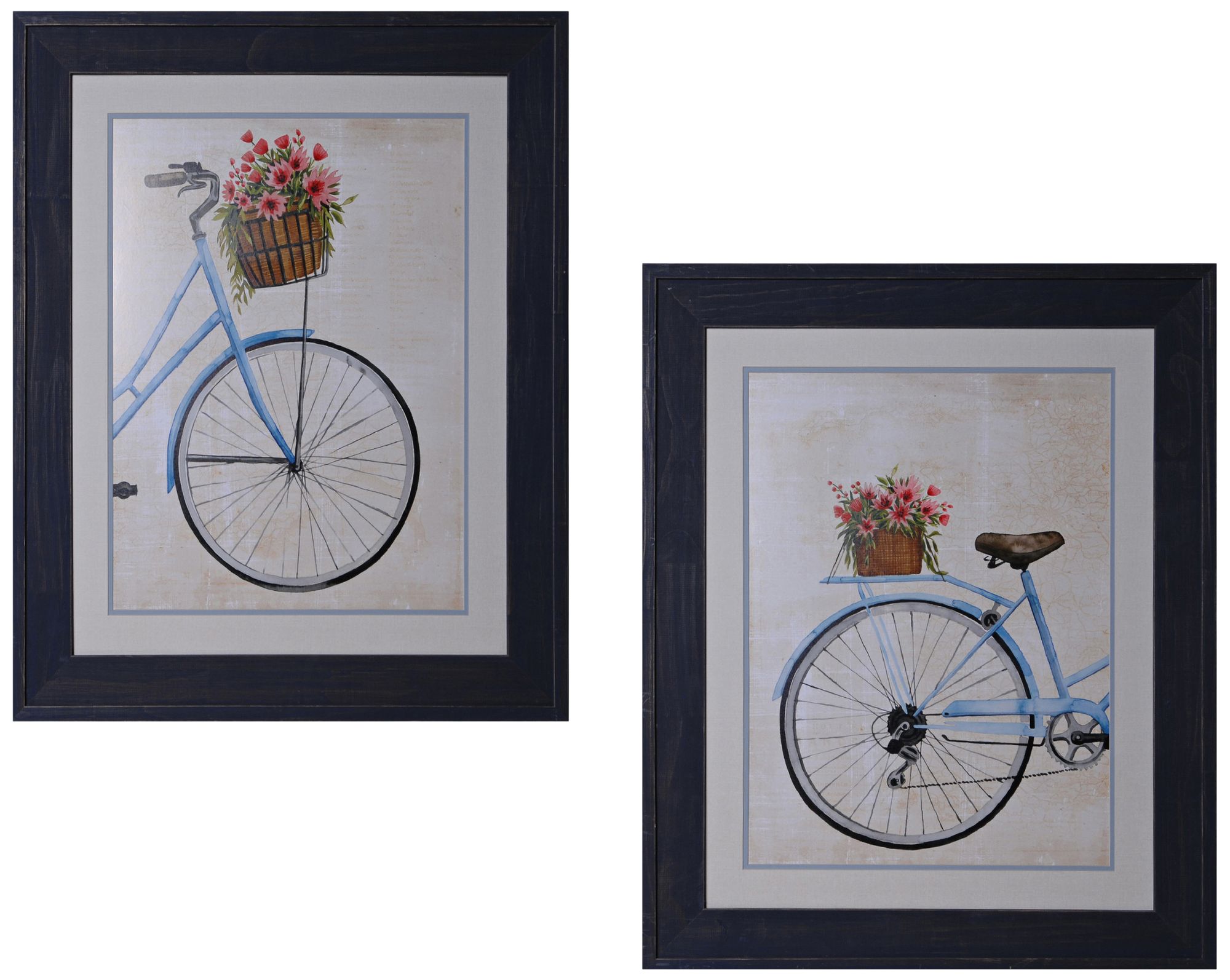 Courier Fleur 24" High 2-Piece Wall Art Set