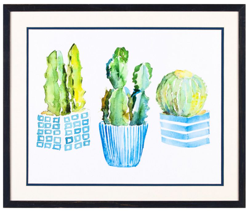 Crestview Collection Potted II 26 1/4" Wide Framed Wall Art