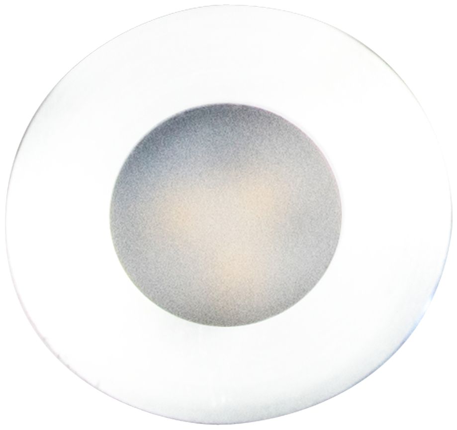 SlimEdge 1.31" Wide White LED Recess Mount Slim Puck Mini