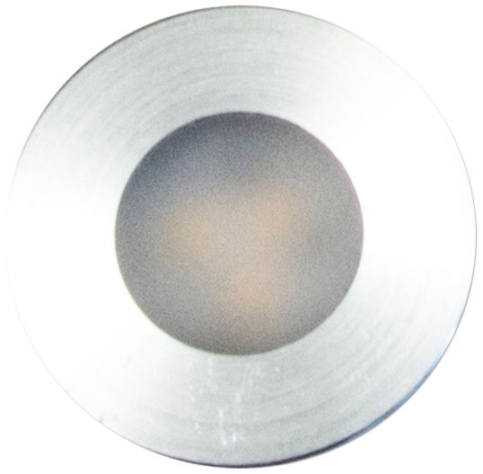 SlimEdge 1.3" Wide Brush Nickel LED Recess Slim Puck Mini