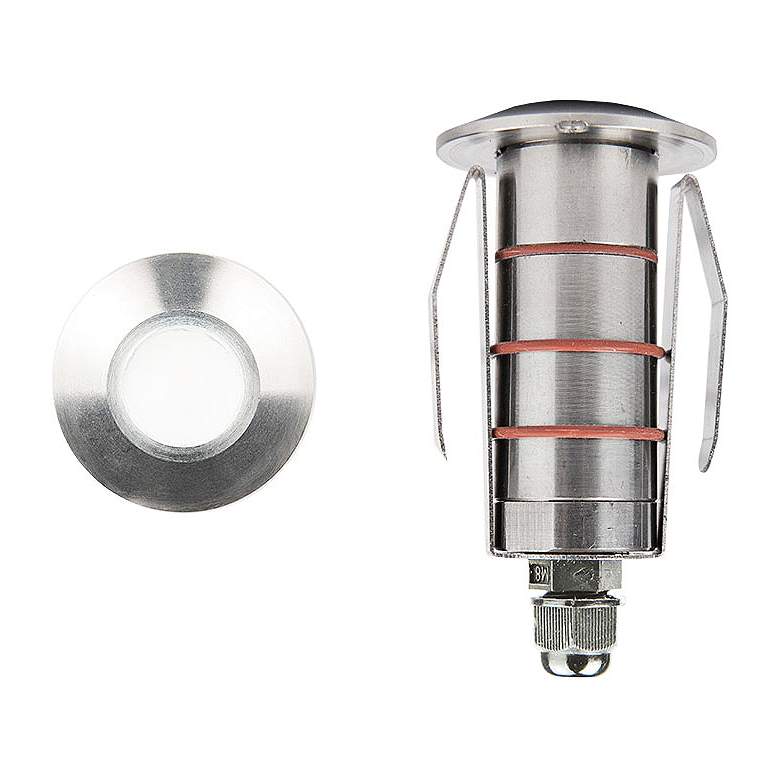 WAC Landscape 1&quot; Stainless Steel Round LED Indicator Light