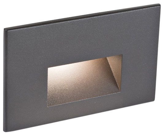 WAC LEDme 5" Wide Bronze Horizontal 2700K LED Step Light 65T44