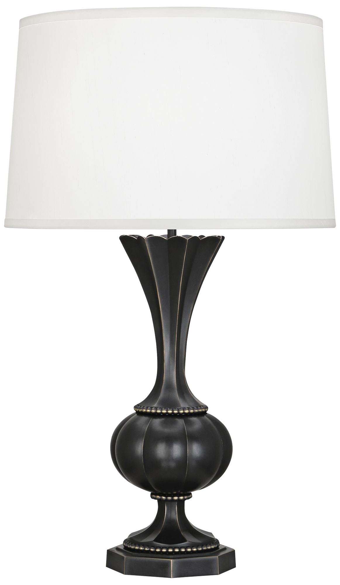 Robert Abbey Clementina Deep Patina Bronze Table Lamp