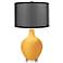 Marigold Ovo Table Lamp with Organza Black Shade