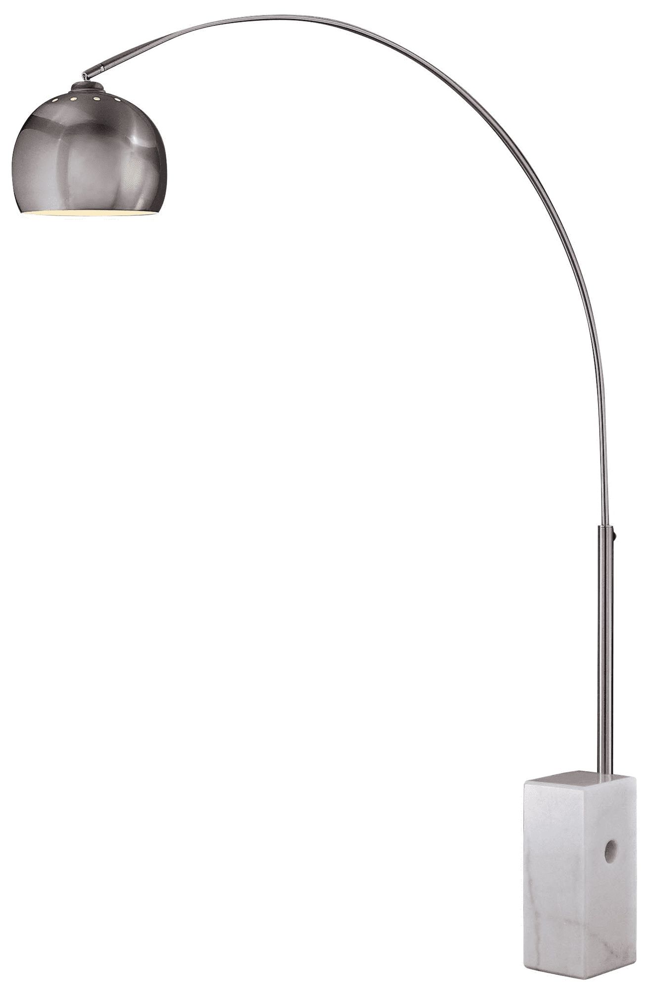 George Kovacs Reading Room 72 1/2" Brushed Nickel Arc Floor Lamp