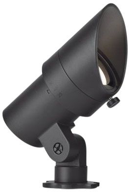 WAC Landscape 4" High Black 3000K LED Mini Accent Spot Light