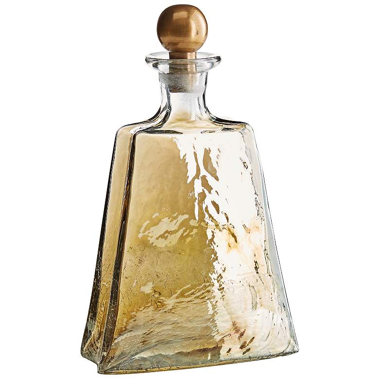 Arteriors Home Kasey 11&quot; Crackled Smoke Luster Decanter