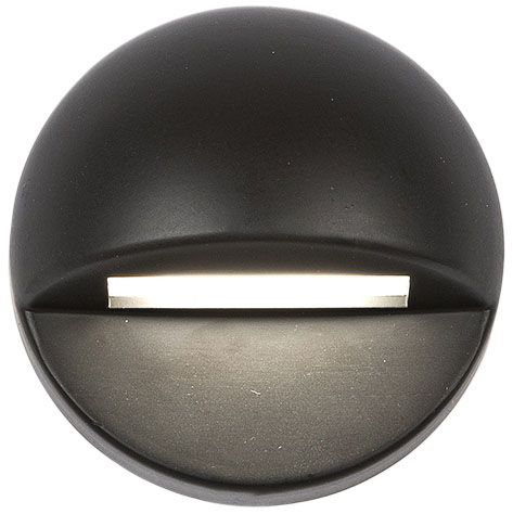 WAC LEDme 3"W Bronze Round 2700K LED Deck and Patio Light