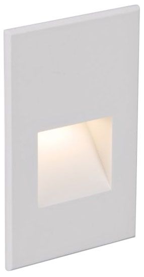 WAC LEDme 3"W White Vertical 2700K LED Step and Wall Light