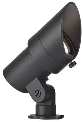 WAC Landscape 4" High Black 2700K LED Mini Accent Spot Light