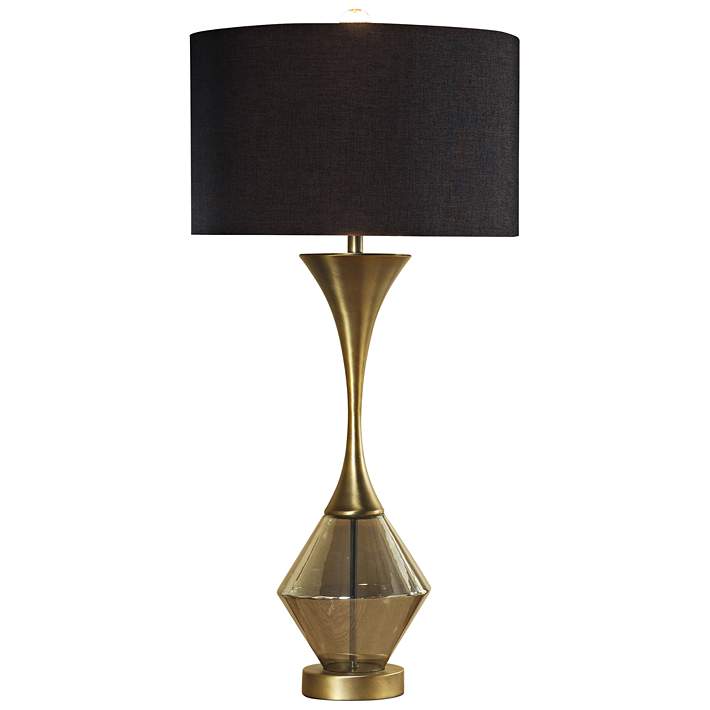 Lucia Matte Antique Brass Table Lamp, Antique Lamp Shades For Table Lamps