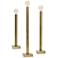 Barclay Antique Brass Finish Modern Table Lamps - Set of 3