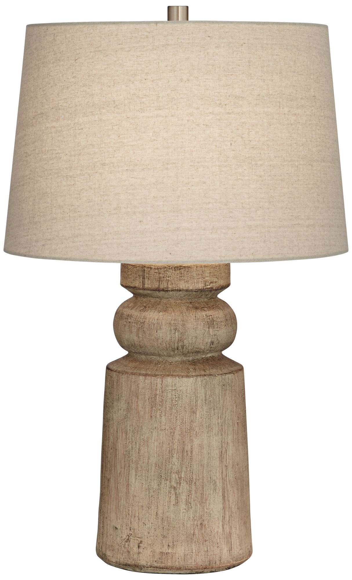 Totem Natural Faux Wood Table Lamp 66D53 Lamps Plus