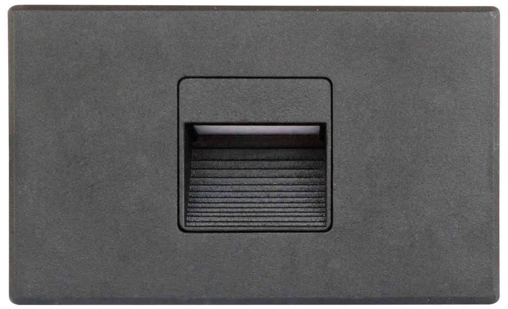 Tread 4 1/2" Wide Black LED Mini Outdoor Step Light