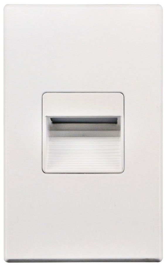 Tread 2" Wide White LED Mini Outdoor Step Light