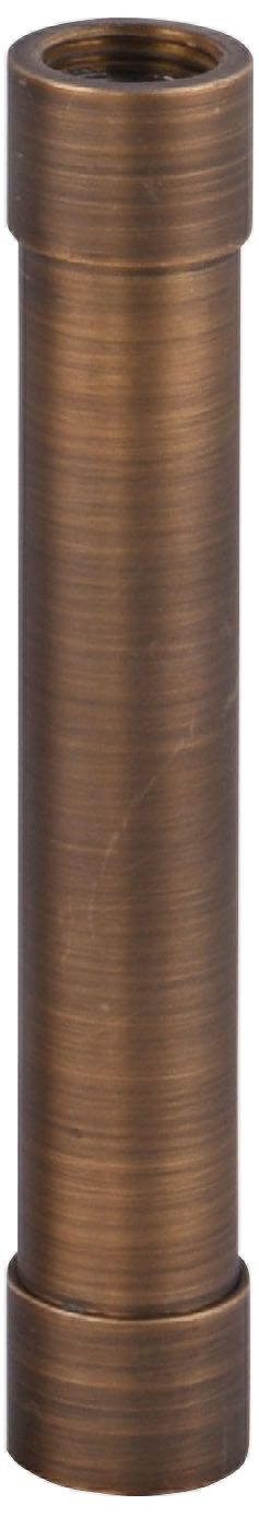 Aera 6" Long Antique Brass Landscape Light Extension Stem