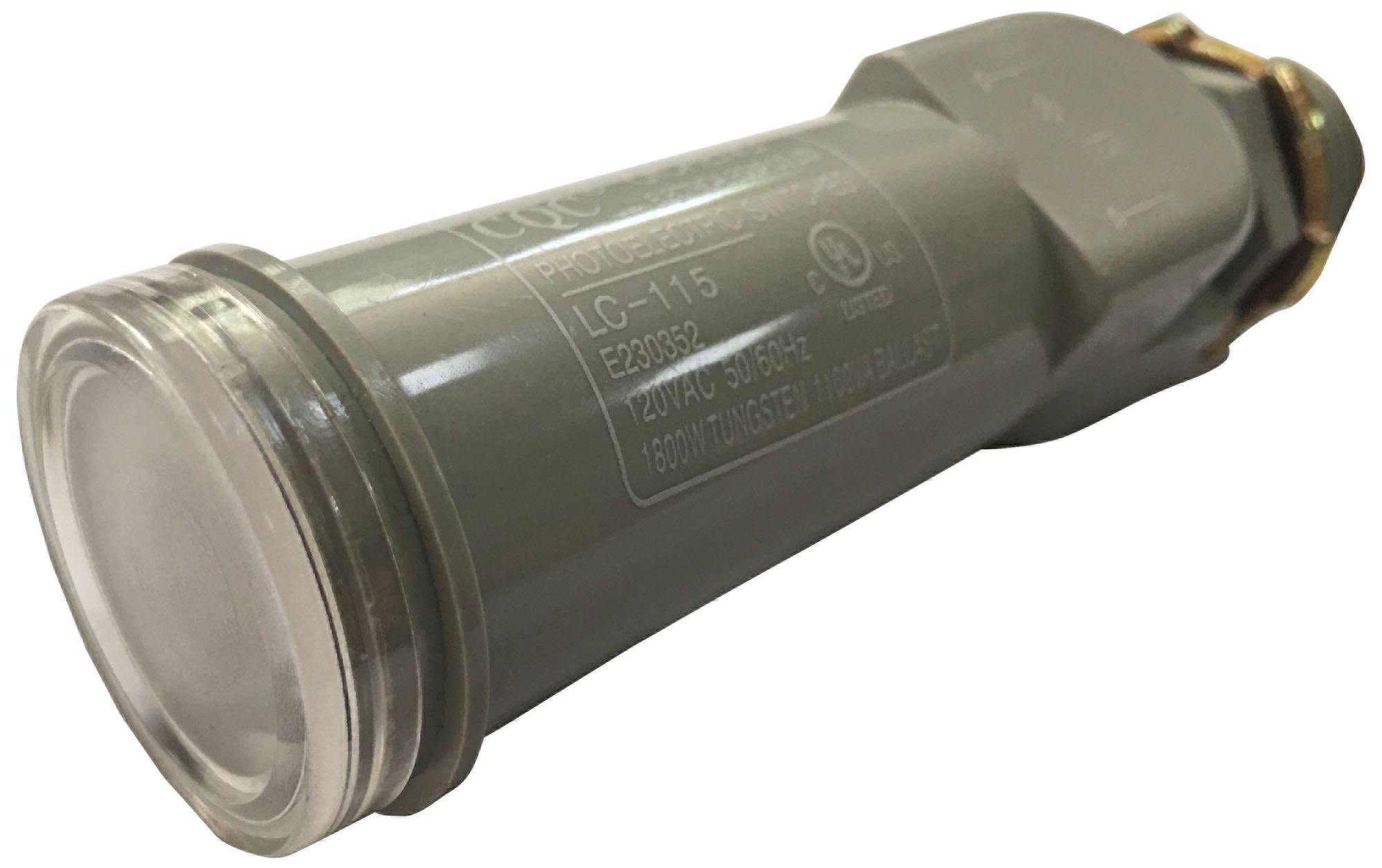 Gray Outdoor Plug-In Adjustable Photocell for Transformer