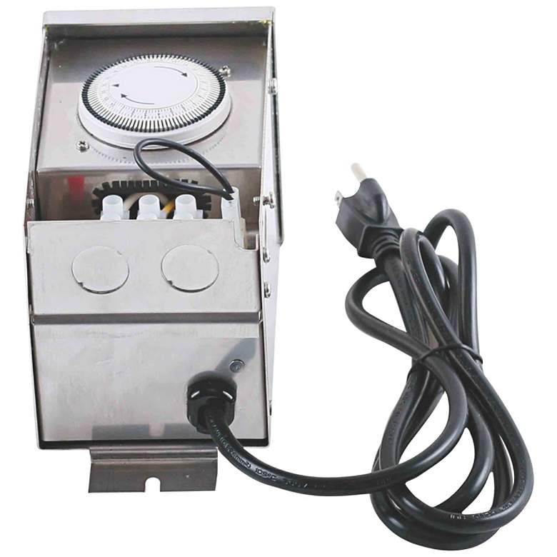 Stainless Steel 75-Watt Transformer with Photocell and Timer