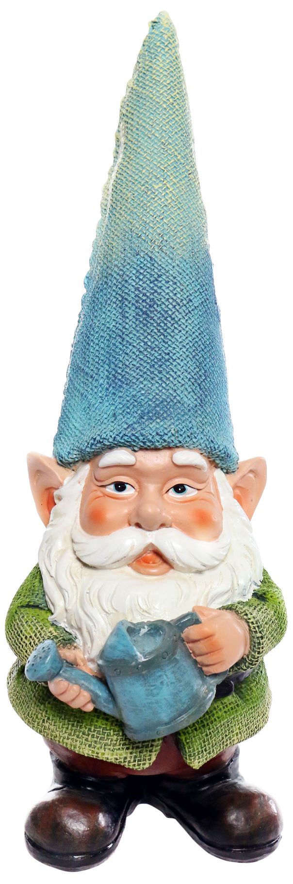 Gnome Holding a Water Can 15" High Outdoor Garden Statue