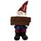 Gnome with Welcome Sign 22" High Outdoor Garden Statue