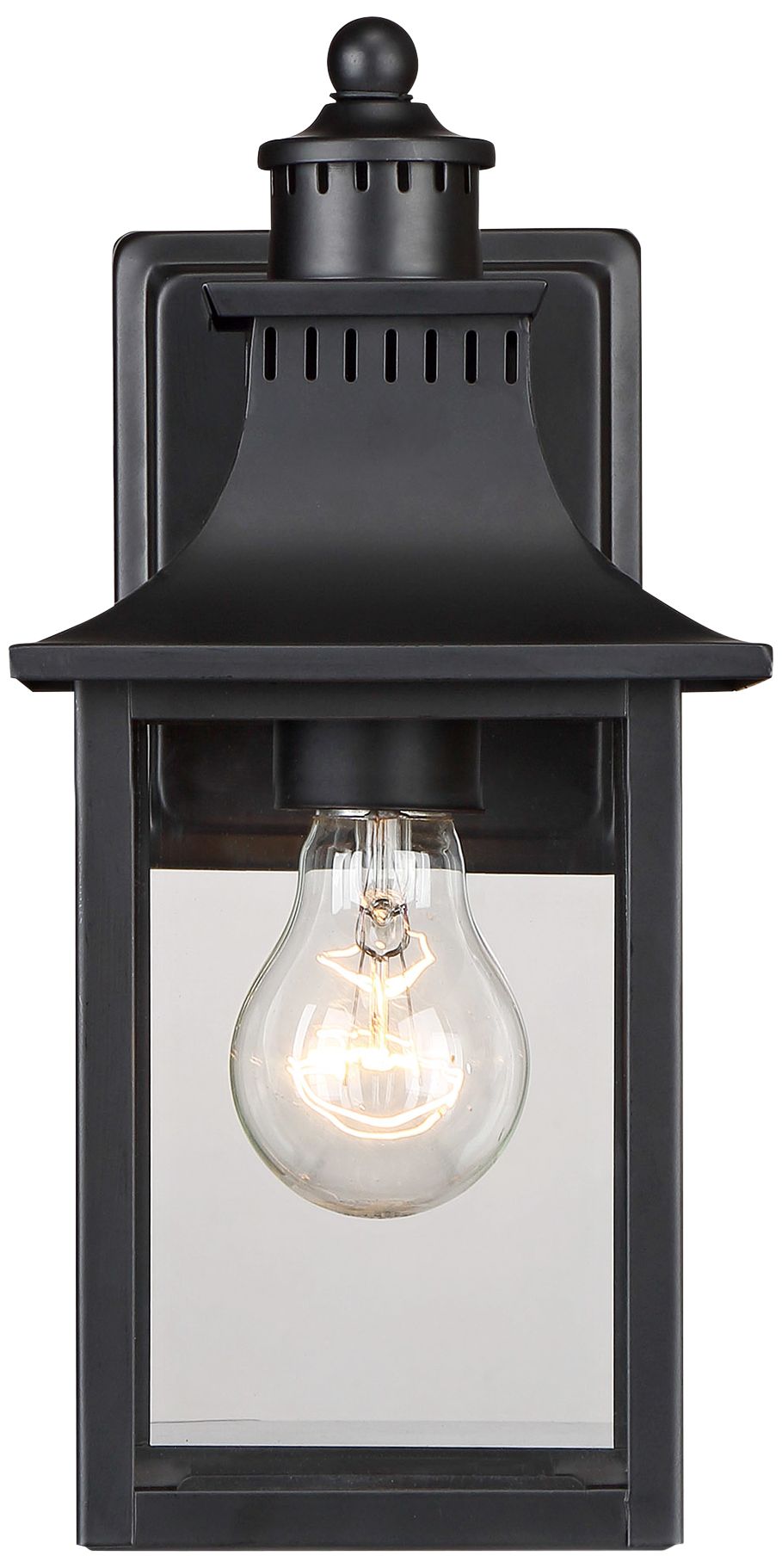 Quoizel Chancellor 11 1/4"H Mystic Black Outdoor Wall Light