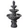 Ibiza 45" High 3-Tiered Traditional Fountain