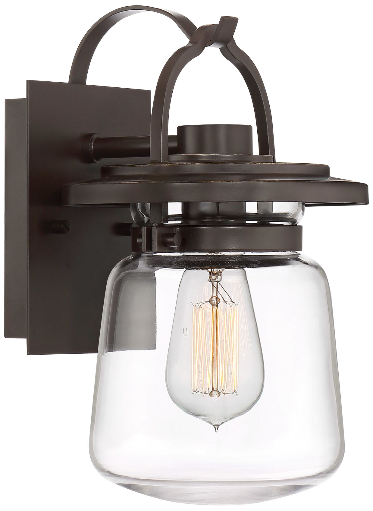 Quoizel LaSalle 11 3/4"H Western Bronze Outdoor Wall Light