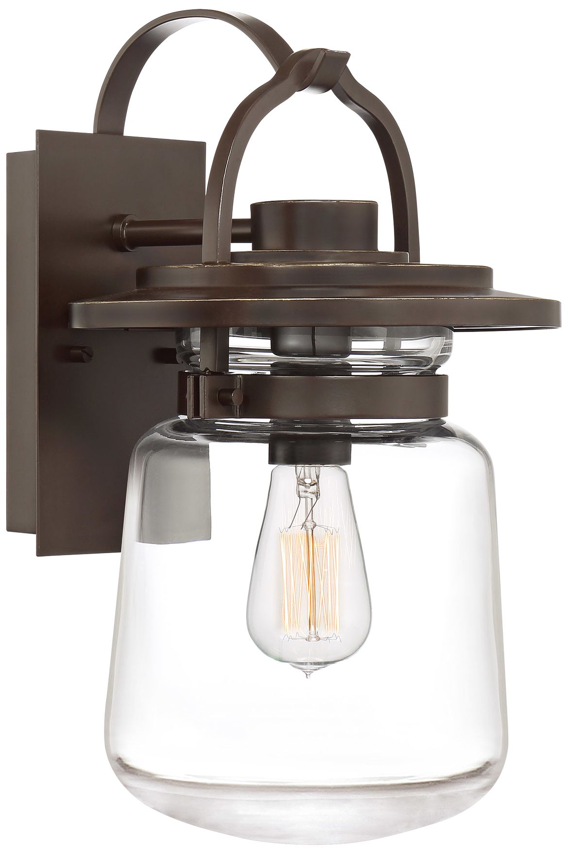 Quoizel LaSalle 15 1/2"H Western Bronze Outdoor Wall Light