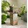 Pilaster Post 33" High Slate Indoor-Outdoor Bubbler Fountain