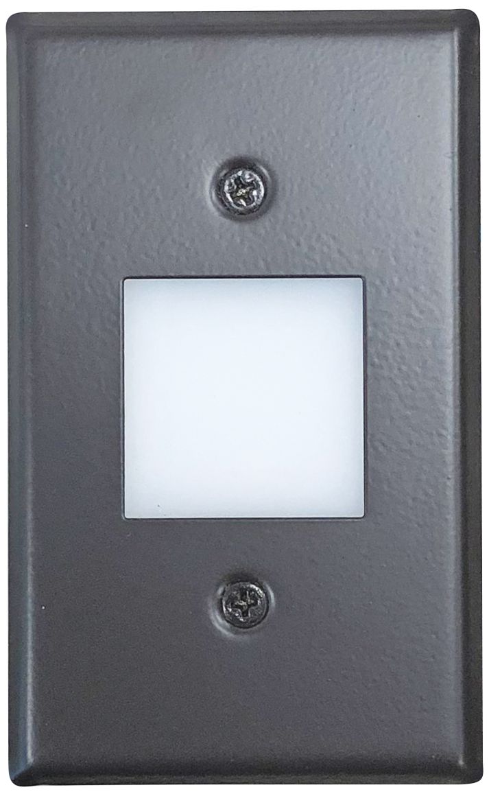 Nora 2 3/4" Wide Bronze Lensed LED Mini Step Light 66M56 Lamps Plus