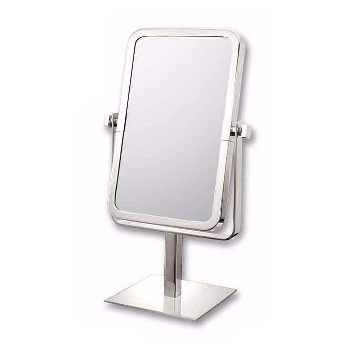 Vanity Stand Mirror 67098, Square Makeup Mirror On Stand