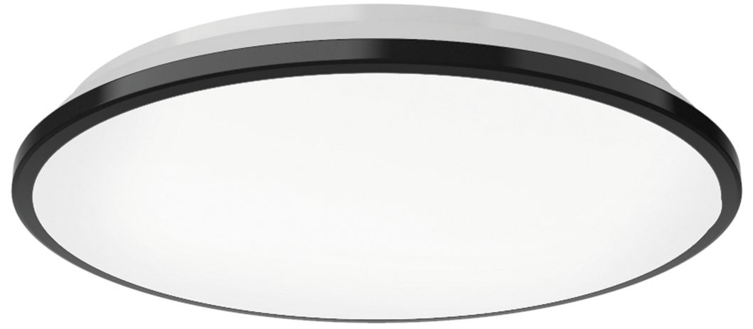 Kuzco Brook Led 11-in Black Flush Mount